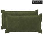 Presvlaka za jastuk 2 kom. HOUTEN Zelena 40 x 70 cm - Dizajn s paspulo