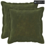 Presvlaka za jastuk 2 kom. HOUTEN Zelena 45 x 45 cm - Dizajn s paspulo