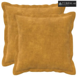 Presvlaka za jastuk 2 kom. HOUTEN Žuta 35 x 35 cm - Dizajn s paspulom