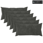 Presvlaka za jastuk 6 kom. HEERLEN Antracit 40 x 80 cm - Osnovni Antra