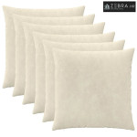 Presvlaka za jastuk 6 kom. HEERLEN Krem 65 x 65 cm - Osnovni Krem 65 x