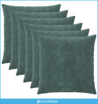Presvlaka za jastuk 6 pcs HEERLEN Morska plava 80 x 80 cm - NOVO