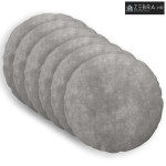 Presvlaka za jastuk 6 kom. HEERLEN Svjetlosiva Promjer 50 cm - Osnovni