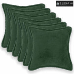 Presvlaka za jastuk 6 kom. HOUTEN Tamnozelena 40 x 40 cm Bouclé - Tamn