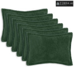 Presvlaka za jastuk 6 kom. HOUTEN Tamnozelena 50 x 80 cm Bouclé - Tamn