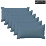 Presvlaka za jastuk 6 kom. HOUTEN Traper plava 40 x 70 cm - Trapere pl
