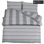 Set navlaka za poplun svijetlosiva 220x240 cm pamuk - Svjetlosiva 220