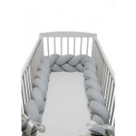 SuperMami Ogradica pletenica 280x22 cm, siva