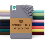 Utopia Bedding rasteziva plahta za madrac 180 × 200 cm, duboki rub (35