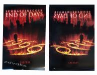 Dva kino plakata END OF DAYS iz 1999 -Kraj dana -Arnold Schwarzenegger