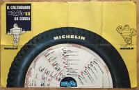 85 x 54,5 cm Poster: Michelin + Rombo = kalendar utrka 1986.