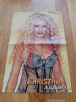 CHRISTINA AGUILERA + SPN/X - DVOSTRANI PLAKAT POSTER BRAVO 42cm x 28cm