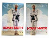 Filmski kino poster DOWN TO EARTH iz 2001 -Dolje na Zemlju -Chris Rock