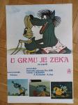 Filmski plakat U grmu je zeka  (poznati ruski crtić iz 1969-2006)