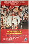 FILMSKI PLAKAT : LUDA INVAZIJA NA KALIFORNIJU  - STEVEN SPIELBERG