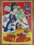 Filmski plakat Lude trke Toma i Jerrya classic crtani
