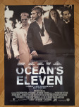 Filmski plakat Oceanovih 11 George Clooney 2001.godina