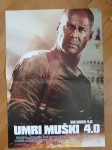Filmski plakat Umri muški 4 Bruce Willis