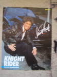 Knight rider (D. Hasselhof) poster s autogramom, novo