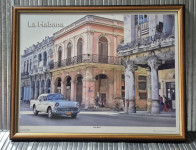 La Habana Plakat Calle Reina  35cm X 45cm