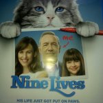 NINE LIVES  kino filmski poster plakat