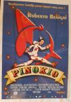 Pinokio - Robert Benigni - original plakat za film - poster