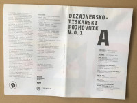 Plakat - Poster Dizajnersko Tiskarski pojmovnik