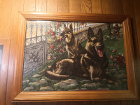 Slika dva njemačka ovčara