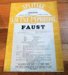 Splitske ljetne priredbe Faust plakat Gostić Neralić Ruždjak