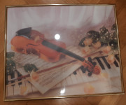 Uokviren poster, violina