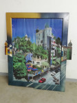 Uramljeni poster u prekrasnom okviru, Hundertwasser