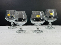 Bohemia Crystal Cognac Brandy čaše, (4) - NOVO, zapakirano