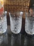 Čaše kristalne-Bohemia češka original