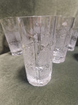 Izrazito masivne i velike kristalne čaše za vodu/ sok