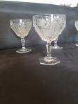 Kristalne čaše za šampanjac, komplet, prekrasne i masivne