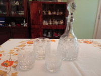 Kristalne čaše za Whiskey, posuda za led i boca - SAMOBOR KRISTAL