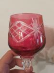 Perfektne bordo kristalne čaše za vino