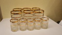 Set pozlaćenih čaša