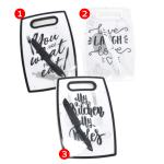 DASKA ZA REZANJE 20x30 CM S NOŽIĆEM I NATPISOM