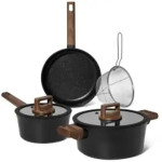 Just Perfecto JL-332 set posuđa s mramornim premazom, 6 dijelova