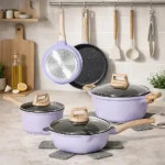 Just Perfecto JL-34 set posuđa s granitnim premazom, 13 dijelova, plav