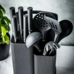 Klausberg KB-7835 set noževa i kuhinjskog pribora s daskom i stalkom,