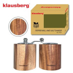Klausberg KB-7859 set mlinaca za papar i soljenke od bagremova drva