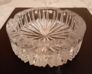 kristalna pepeljara 13 cm, nekorištena