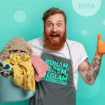 NAJLJEPŠI POKLONI ZA CURU - PREGAČA SA NATPISOM kuham,perem,peglam..