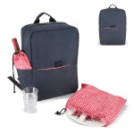 RUKSAK ZA PIKNIK SA PRIBOROM PLAVI 41 CM
