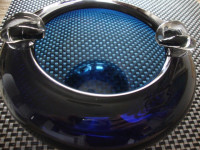 Staklena pepeljara - plava