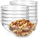 Vilde set staklenih zdjela 830 ml, Ø 17 cm – 12 komada