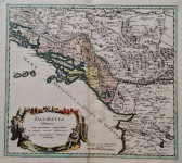 Dalmatia, Albania cum proximis regionibus & parte maris Adriatici / cu