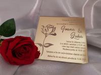 Pozivnice za vjenčanje od pleksiglasa, dizajn prema želji